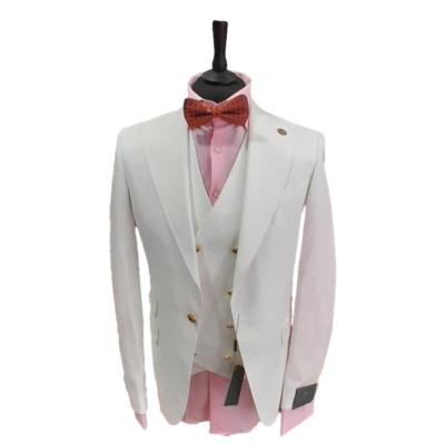 Costume homme 3 pièces blanc : Achile