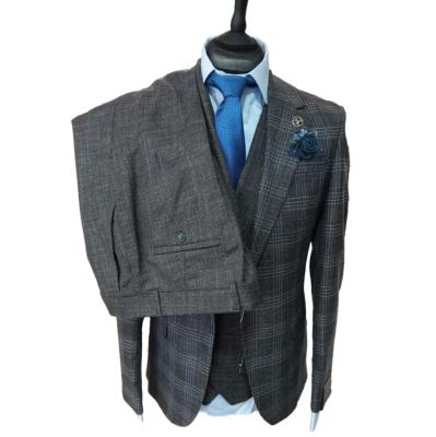 Costume homme à carreaux gris - Denver