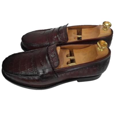 Mocassin cuir marron - Oxford