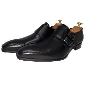 Chaussure derby homme cuir lisse noir - Milton