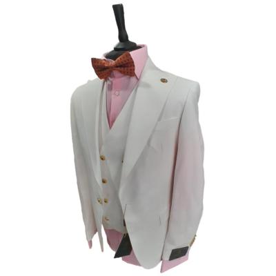 Costume homme 3 pièces blanc : Achile