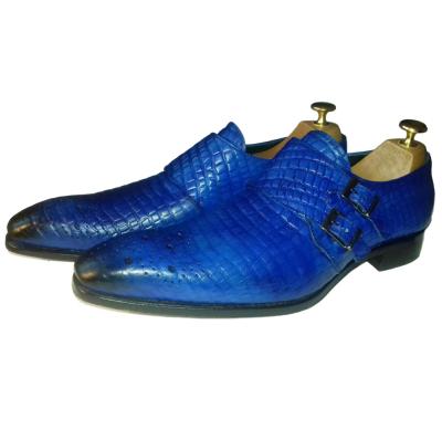 Chaussure derby homme bleu électrique - Milton